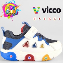 Vicco Phonex Işıklı Ortopedik Çocuk Spor Ayakkabı Lacivert