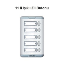 11 Li Işıklı Zil Butonu