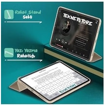 Ipad Air 11 M3 2025 / M2 2024 / Air 10.9 2022/2020 Ile Uyumlu Kılıf, Kapaklı, Standlı, Uyku Modlu Smart, Vizon, İpad Air 11 M3 2025