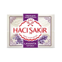 Hacı Şakir Lavanta Beyaz Kalıp Sabun 4 X 150 G - 7 Adet Tarı Diğer