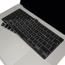 Apple Uyumlu MacBook Klavye Koruyucu Silikon Kılıf İngilizce Baskılı Uk-ters L Enter Tipi Air 13,6-15,3inç-