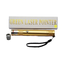Lunaev Lazer Poınter Usb Li - Gold Yeşil Lazer Metal Kasa Beyaz Kutu