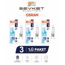 Osram 40w 3'lü Paket Halopin Fırın Ampul G9 Duy 2700k