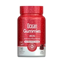 Orzax Ocean Gummies Iron Demir İçeren Takviye Edici Gıda 60 Adet Çiğnenebilir Jel Form