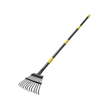 Yapraklar İçin Tırmık, Çimler İçin Ağır Hizmet Bahçe Yaprağı Tırmığı, 18 Cm Uzunluğunda 8,5 Cm Genişliğ