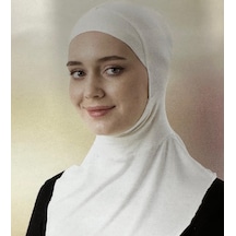 Belinda Boyunluklu Bone Beyaz