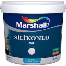 Marshall Silikonlu Mat Su Bazlı Iç Duvar Boyası 2.5Lt/3.75Kg-Sili