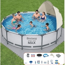 Bestway Prefabrik Gölgelikli Full Havuz Seti 366 Cm X 76 Cm Bw572 56416