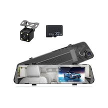 Aempart Araç Ön Ve Arka Kameralı İç Dikiz Aynası Dvr 4.5 İnc Ekran Kayıtlı Aem