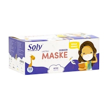 Soly 3 Katlı Çocuk Maskesi 50 Adet