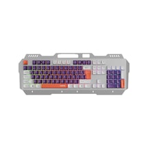 Polosmart Pgm36 Kablolu Rgb Aydınlatmalı Gaming Oyuncu Klavye Mor