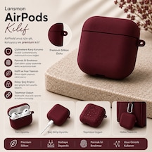 Airpods 4.nesil Uyumlu Lansman Premium Silikon Airpods Kılıfı Darbe Korumalı