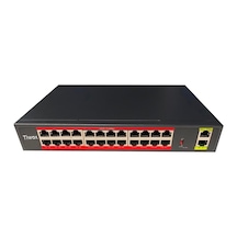 Tiwox TP-G2420-POE300W 24 Port 10/100 +2 Port Gigabit Sfp Poe Rac Switch