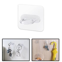 Yapışkanlı Yüzük Stil Banyo ,mutfak Eşya Askılığı-al4759 1 Adet Şeffaf