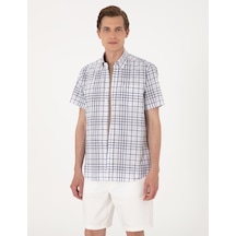 Pierre Cardin Erkek Lacivert Gömlek Kısa Kollu 50303387-vr033 Lacivert