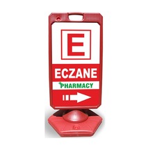 Eczane Pharmacy  Reklam ve Yönlendirme Uyari Dubasi A Tabela Kırm