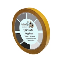Çift Taraflı Bant İnce Şeffaf 12 mm 20 Metre 1 Adet Artlantis Resim Tablo Fotoraf Halı Yapıştırıcısı 1 Adet