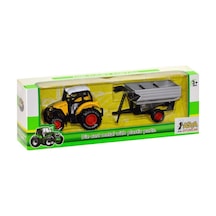 Asya Oyuncak Metal Traktör 955-156-sarı Çok Renkli