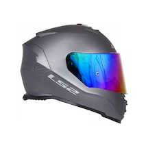 LS2 Storm 2 Nardo Gri̇ KapalI Motosi̇klet Kaski Gökkuşaği Camlı