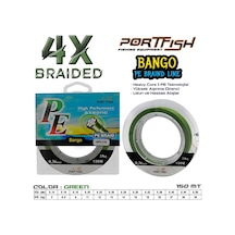 Portfish Bango 4 Kat Ip Misina 150 Mt Yeşil (416525755)