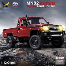 Mn Model Mn82 1/12 Toyota Land Cruiser Lc79 4wd Rc Model Crawler Offroad Uzaktan Kumandalı Araba Truck Rtr Lisanslı Kırmızı+dahili Işık Seti Mn-82 Mnmodel/mn82-red