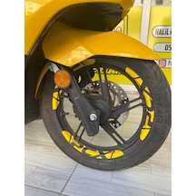 honda pcx jant şeridi (sarı)