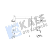 Kale 356975 Motor Su Radyatörü - Opel Corsa C 2000-2009 1.2 Manuel Şanz. 1300236 - 25555161 - 1300250 - 1300334 - 24445161 - 9201955 - 93173379 - 9196686 - 95513834