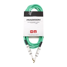 Madison Gitar Kablosu 3 Metre - Yeşil