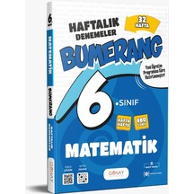 Günay 2025-2026 Müfredat 6.sınıf Bumerang 32 Haftalık Matematık