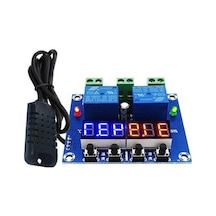 Pazly Zfx-m452 Nem Ve Sıcaklık Kontrol Modülü Dijital Termostat Mavi