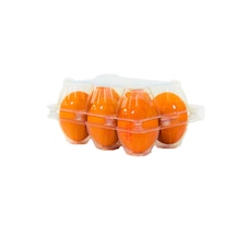 Plastik Yumurta Viyolü Şeffaf 6Lı 300 Adet