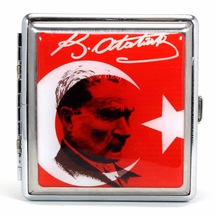 K.Atatürk & Türk Bayrağı Sigara Tabakası
