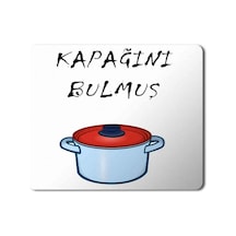 Tencere Yuvarlanmış Kapağını Bulmuş 2 Baskılı Mousepad Mouse Pad