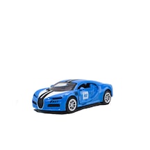 Oyuncak Araba Metal Bugatti Çek Bırak 12 Cm Mavi