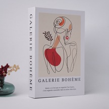 Bak Gel Al Kitap Görünümlü Dekoratif Kutu, Iskandinav Tarzı , Minimalist Saklama Kutusu