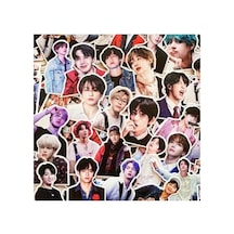Bts Baskılı 100'lü Sticker Seti Abanoz