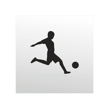 Folyo Sticker Futbol Adkpquy502 200cm Uzunluk Siyah