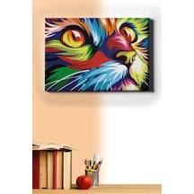 Webstyle Sayılarla Boyama Seti Kasnaklı Renkli Asil 40 X 50 Cm