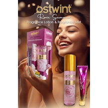 Ostwint Rose Summer Vücut Spreyi, 200ml Vücut Kremi 50ml, Tatlı Yaz Akşamı Esintisi Ve Çiçeksi Parfü