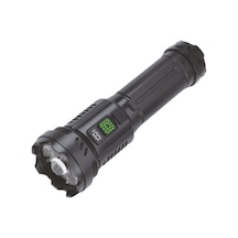 Cata - Ct 8025 Atak El Feneri Dijital Şarj Göstergeli 6400k Beyaz Işık 160lmn 3w