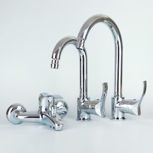 Gms Akdeniz Banyo Evye Lavabo Bataryası 3'lü