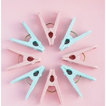 Pembe-giysi Mandalları 30 Adet Rüzgar Geçirmez Ev Çamaşır Pimleri Sepetli Klipler Çamaşır Mandalları İç Çamaşırı Sutyen Şapka Çanta