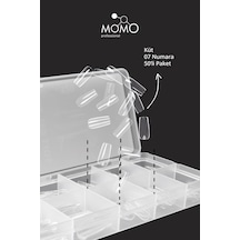 Momo Professional Soft Gel Tips Küt No:07 Tek Boy 50 Li Yedek Paket