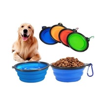 Katlanabilir Silikon Köpek Mama ve Su Kabı