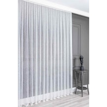 Evdepo Home Kullanıma Hazır Örme Tül Perde (540790588)