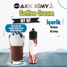 Coffee Cream Dıy Kit Kahve Krema Gıda Aroması %20 Oranda Aroma İçerir Hazır Değildir 60 Ml