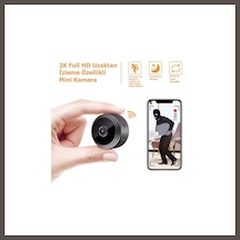Bezos Blue Inter Mini Kamera 1080p Hd Wifi Gizli, Miknatisli Nxrlvng
