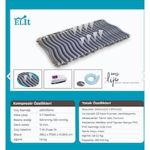 Elit Boru Tipi Desenli Ventilasyon Özellikli Havalı Yatak