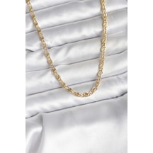 Taşveoyunatölyesi 14k Gold Renk Kaplama Zincir Model Cm Kadın Kolye Tg27bko10742 Çok renkli
