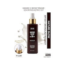 W-lab Cosmetics Nature Glow Spf30+ Hassas Ve Beyaz Ten İçin Bronzlaştırıcı Süt 200 Ml